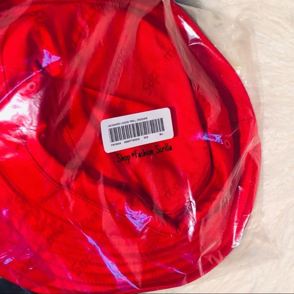 SUPREME Jacquard Twill Crusher Hat - Picture 4 of 4